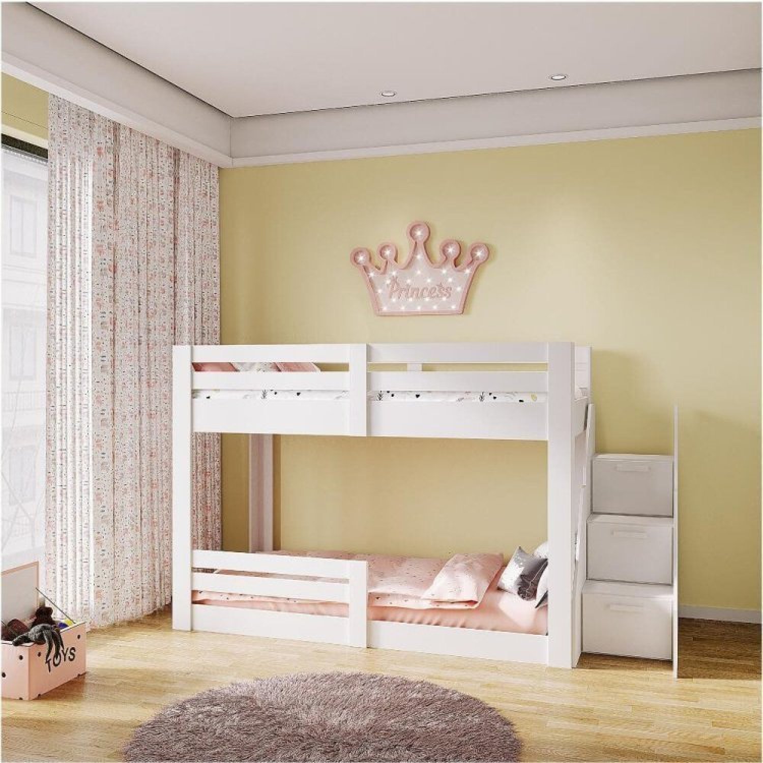 Beliche Montessoriano Star Plus com Grade e Escada Casatema - 4