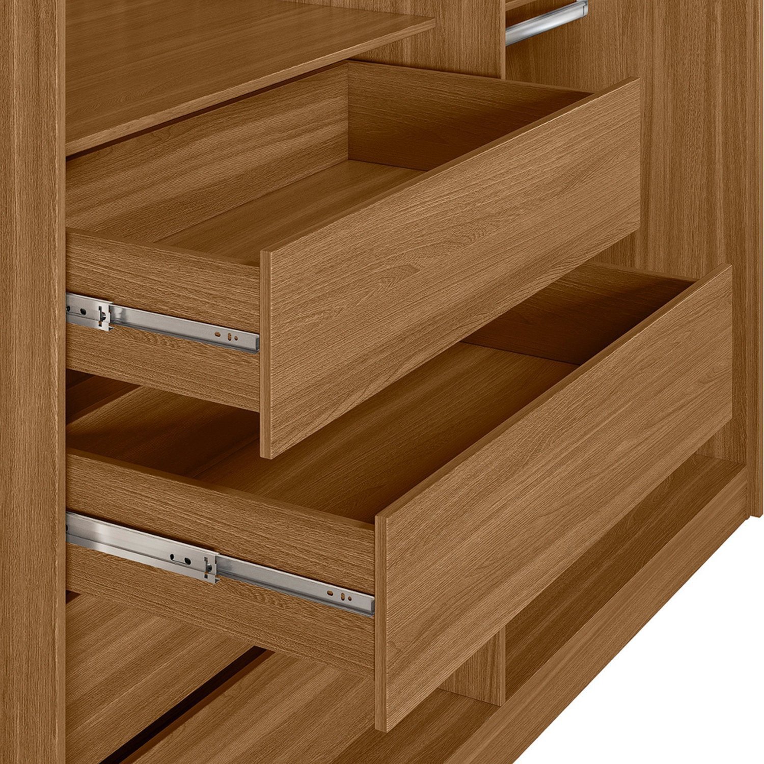 Guarda Roupa Casal 6 Portas 2 Gavetas 100% MDF London - 7