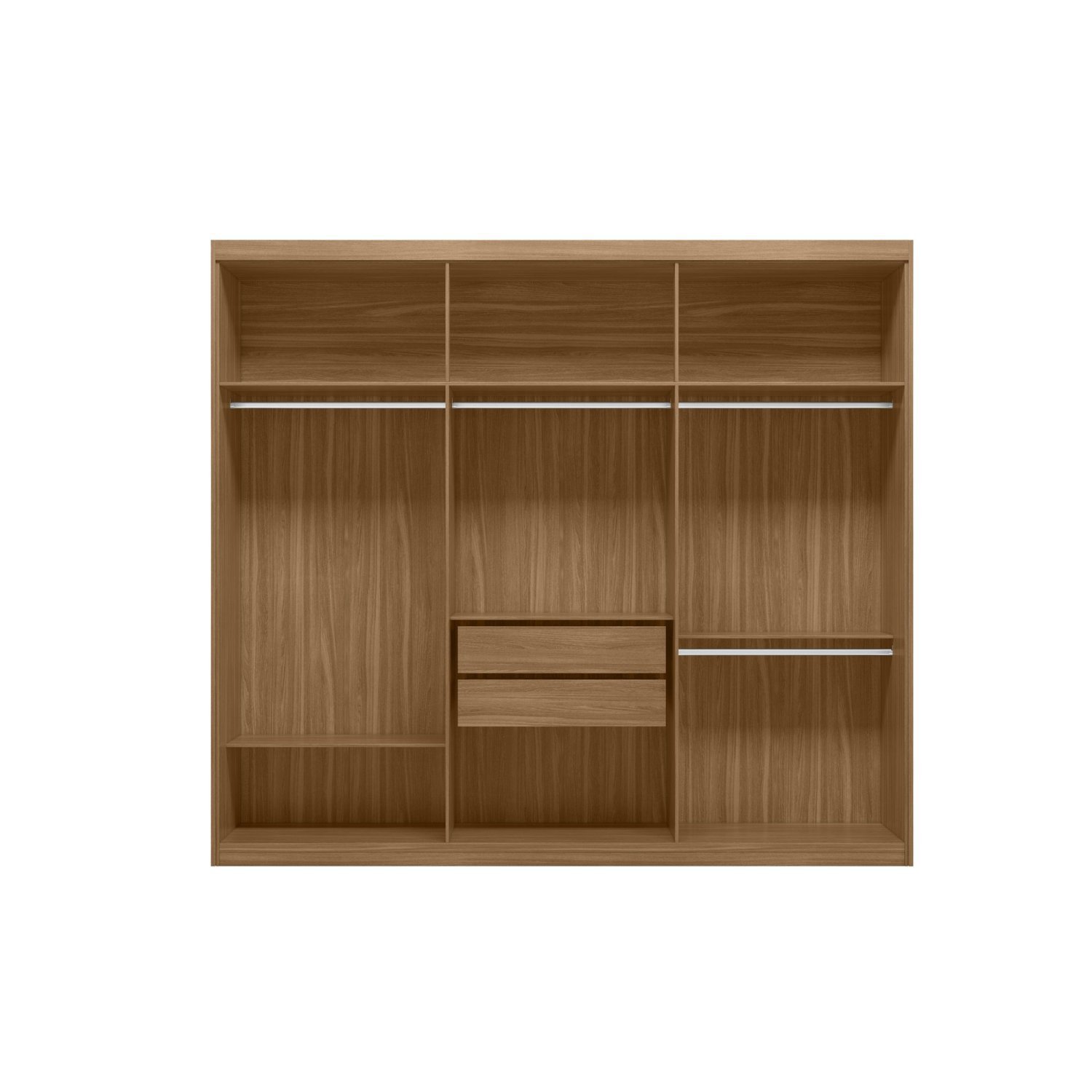 Guarda Roupa Casal 6 Portas 2 Gavetas 100% MDF London - 5