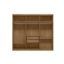 Ver imagem 5 de Guarda Roupa Casal 6 Portas 2 Gavetas 100% MDF London