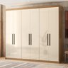 Guarda Roupa Casal 6 Portas 2 Gavetas 100% MDF London - 1