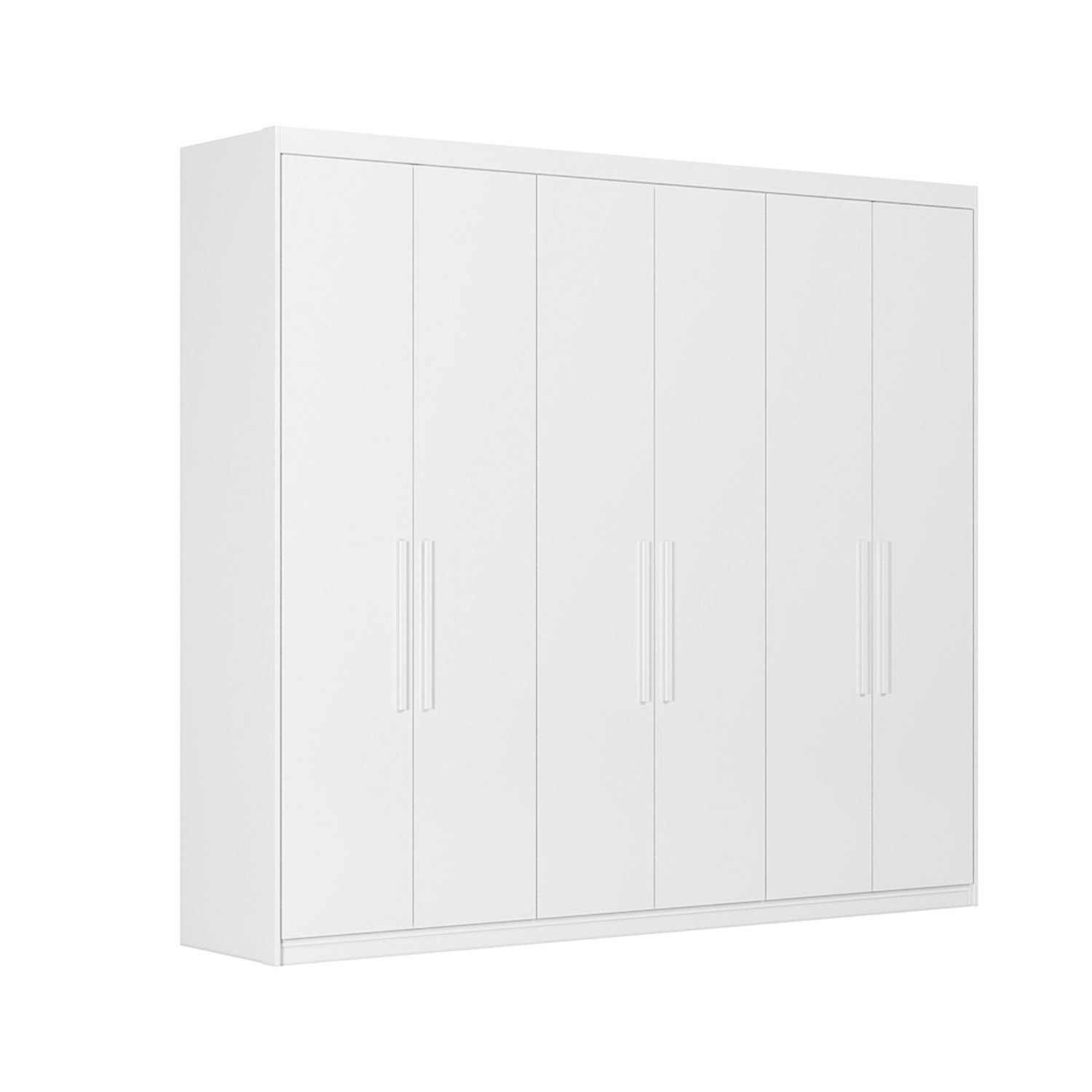 Guarda Roupa Casal 6 Portas 2 Gavetas 100% MDF London - 3