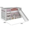 Cama Infantil com Escorregador LED Doce Casinha Play Pura Magia - 3