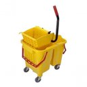 Ver imagem 1 de Carrinho de Limpeza Profissional com Balde 2 Águas 11L X 13L com Espremedor Superior
