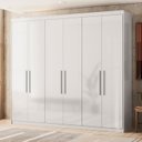 Ver imagem 1 de Guarda Roupa Casal 6 Portas 4 Gavetas 100% MDF London