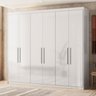 Guarda Roupa Casal 6 Portas 4 Gavetas 100% MDF London - 1