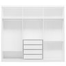 Guarda Roupa Casal 6 Portas 4 Gavetas 100% MDF London - 5