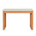 Ver imagem 3 de Mesa de Escritório 1 Gaveta em Mdf 118x53x75cm Dalla Costa Off White Freijó