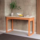 Ver imagem 1 de Mesa de Escritório 1 Gaveta em Mdf 118x53x75cm Dalla Costa Off White Freijó