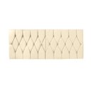 Ver imagem 2 de Cabeceira Painel Dubai Deluxe Estofada Casal Areia - 1,40 metros