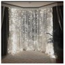 Cascata De Natal 320 LED Luz Branca 8 Funções 3x3m 220V - 3