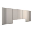 Ver mais imagens de Cabeceira Queen 3,00m e 2 Mesas C/ 2 Gavetas Mdf sob Medida Cor:prata