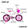 Bicicleta Infantil Pink A16 com Cesta TK3 Track - 5