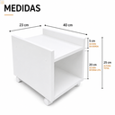 Ver imagem 7 de Base para Cpu Desktop com Rodizio Gabinete Gamer Pc Movel - Branco