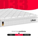 Ver imagem 4 de Cama Box Queen Preto + Colchão Life D33 Pillow Top Branco 56x158x198cm - e-Shop Casa