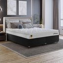 Ver imagem 6 de Cama Box Queen Preto + Colchão Life D33 Pillow Top Branco 56x158x198cm - e-Shop Casa