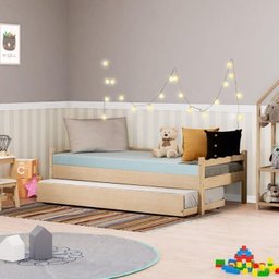 Cama Babá com Cama Auxiliar Reversível Casatema - 1