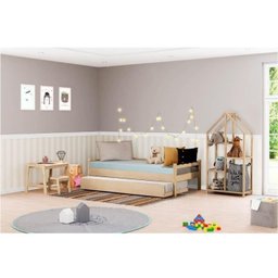 Cama Babá com Cama Auxiliar Reversível Casatema - 5
