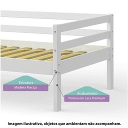 Bicama Solteiro Infantil Prime com Kit Escadinha e Escorrega Casatema - 2