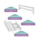 Ver imagem 5 de Bicama Solteiro Infantil Prime com Kit Escadinha e Escorrega Casatema MadeiraOriginals Branco