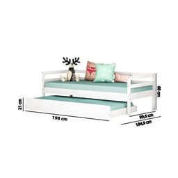 Bicama Solteiro Infantil Prime com Kit Escadinha e Escorrega Casatema - 6