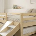 Ver mais imagens de Bicama Solteiro Infantil Prime com Kit Escadinha e Escorrega Casatema MadeiraOriginals Marrom