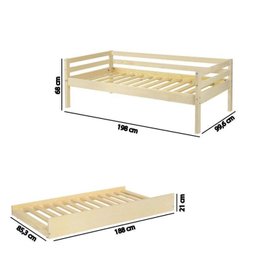 Bicama Solteiro Infantil Prime com Kit Escadinha e Escorrega Casatema - 5