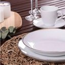 Ver imagem 3 de Kit 6 Pratos Fundos Tramontina Canyon em Porcelana Decorada 21cm Cozinha Servir Sopa Caldos