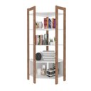 Ver imagem 2 de Estante para Livros Multiuso de Canto Haia com 5 Prateleiras Yescasa