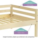 Ver imagem 2 de Bicama Solteiro Juvenil Prime Casatema MadeiraOriginals Marrom