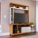 Ver imagem 1 de Estante para Tv até 50 Polegadas Elba 2 Portas Freijó/off White Matte - Colibri