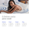 Colchão King Sebian Mattress Espuma 193x203 Tecnologia HighFresh Premium Embalagem a Vácuo Destino Sebian - 9