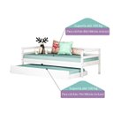 Ver imagem 4 de Bicama Solteiro Infantil Prime Casatema MadeiraOriginals Branco