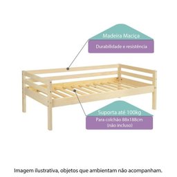 Cama Infantil Prime com Cama Auxiliar Casatema - 3