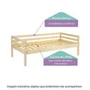 Ver imagem 3 de Cama Infantil Prime com Cama Auxiliar Casatema MadeiraOriginals Marrom/da Madeira