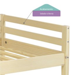 Cama Infantil Prime com Cama Auxiliar Casatema - 2
