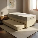 Ver imagem 2 de Cama Box com Colchão de Molas Ensacadas Ortobom One Face Plenno Superpocket + Auxiliar de Espuma