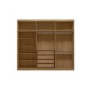 Ver imagem 5 de Guarda Roupa Casal 6 Portas 4 Gavetas 100% MDF London