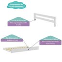 Ver imagem 5 de Bicama Solteiro Infantil Prime com Grade de Proteção IV Madeira Maciça Casatema MadeiraOriginals