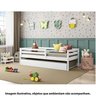 Bicama Solteiro Infantil Prime com Grade de Proteção IV Madeira Maciça Casatema - 6