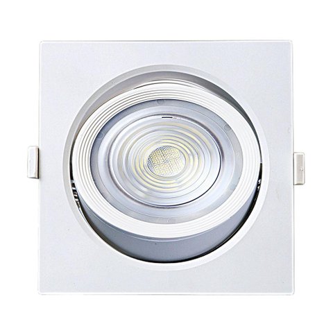 Kit 3 Spot de Led Embutir Alltop Par30 Quadrado 10w Bivolt Taschibra 6500k Luz Fria