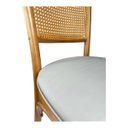 Ver imagem 3 de Cadeira Luxemburgo Assento Estofado Encosto em Tela