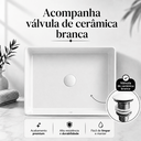 Ver imagem 2 de Cuba de Embutir Retangular Kohler Verticyl para Banheiro 44x33cm Branca | 2882BR-0 com Válvula Branc
