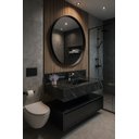 Ver imagem 1 de Bancada em Porcelanato para Banheiro Completa Alto Padrão 100cm Com Cuba Esculpida