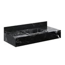 Ver imagem 3 de Bancada em Porcelanato para Banheiro Completa Alto Padrão 100cm Com Cuba Esculpida