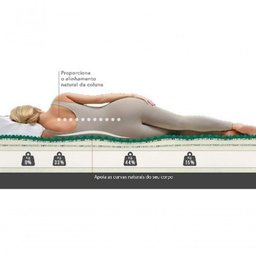 Colchão Casal Massageador Magnético Terapêutico 138cm Preto - 3 Colchão Casal Massageador Magnético Terapêutico 138cm Preto - 3