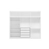 Guarda Roupa Casal 6 Portas 4 Gavetas 100% MDF London - 5