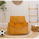 Ver imagem 2 de Puff Poltrona Nuvem Infantil Criança Nuvem com Enchimento de Espuma - Tecido Veludo Amarelo