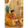 Puff Poltrona Nuvem Infantil Criança Nuvem com Enchimento de Espuma - Tecido Veludo Amarelo - 5