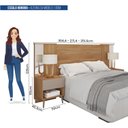 Ver imagem 7 de Cabeceira Casal Extensível 2 Mesas com Gaveta Reflex